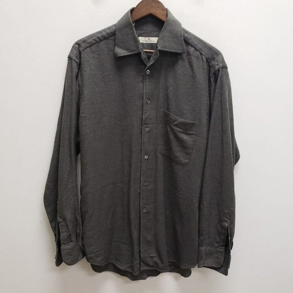 Ermenegildo Zegna Gray Dress Shirt